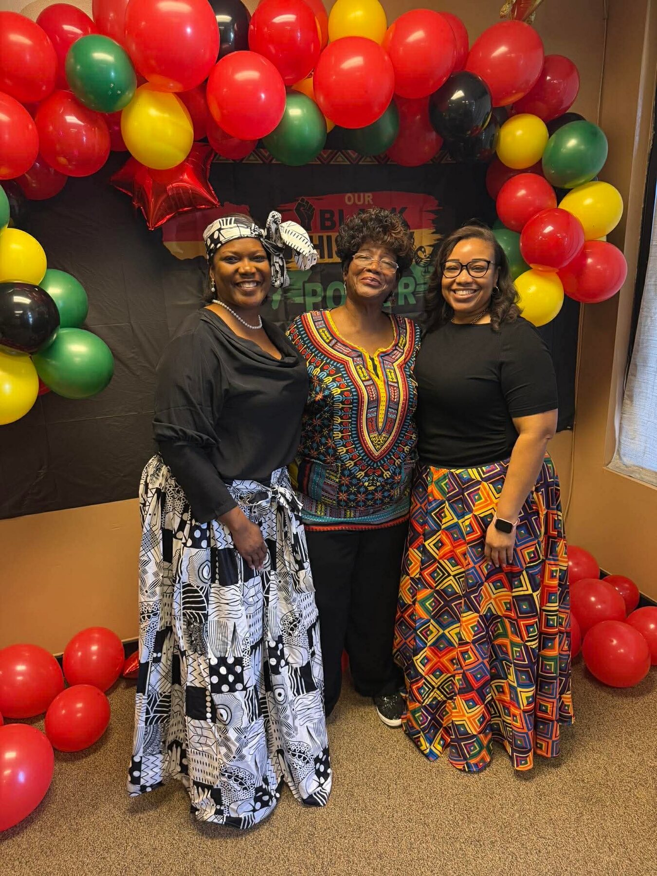 Church members celebrating Black history together